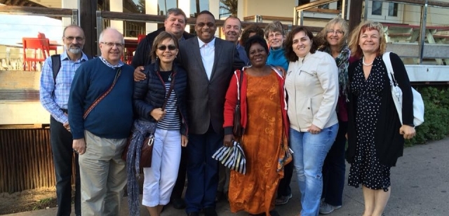 BWA President 2015-2020 with some European delegates at the BWA Congress in Durban, SA.